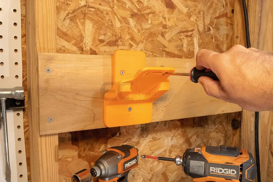 TripleD Tools PowerSlide Quickdraw Pro for Ridgid Power Tools Angled 3D Printed Battery Mount Fast Access Durable Ergonomic Made in USA TripleD Tools