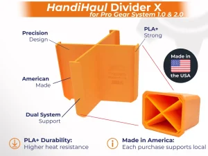 TripleD Tools HandiHaul Divider X Bin Dividers for Pro Gear System Bins