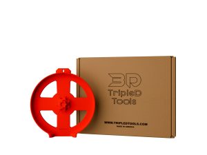 TripleD Tools 7.25in Saw Blade Holder - Organize Your Blades with Style! (Red)