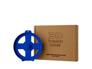 TripleD Tools 7.25in Saw Blade Holder - Organize Your Blades with Style! (Blue)