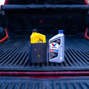 OilDock Quart Bottle Holder – Secure Mount for Motor Oil Quarts – Magnet or Screw-In – Spill-Proof 3D Printed Organizer – Made in USA