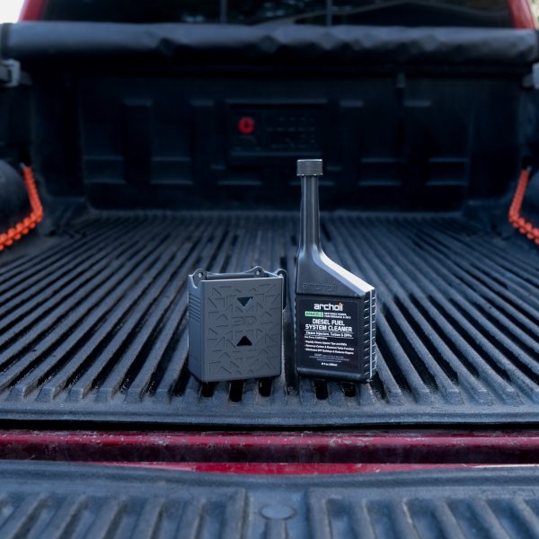 DieselDock V2 Bottle Holder for Archoil AR6400-D 12oz – Spill-Proof, Rugged 3D Printed Mount – Magnet or Screw-In – Made in USA