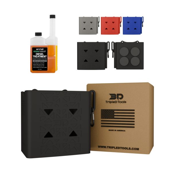 DieselDock V2 Bottle Holder for ArchOil AR6500 40 oz – Stronger Magnets, Spill-Proof, Rugged 3D Printed Mount – Made in USA