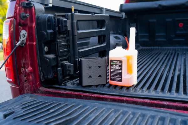 DieselDock V2 Bottle Holder for ArchOil AR6500 40 oz – Stronger Magnets, Spill-Proof, Rugged 3D Printed Mount – Made in USA