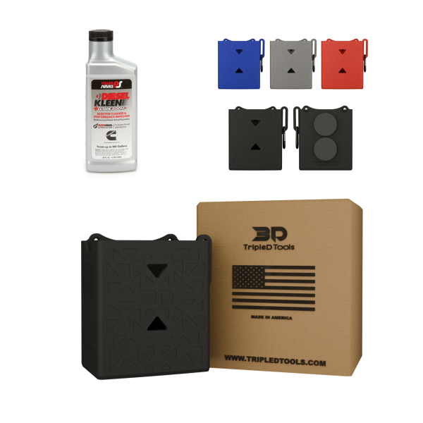DieselDock V2 Diesel Additive Holder – Compatible with Power Service Diesel Kleen 26FL OZ – 3D Printed – Made in USA