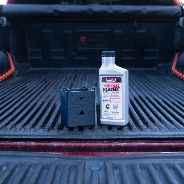 DieselDock V2 Diesel Additive Holder – Compatible with Power Service Diesel Kleen 26FL OZ – 3D Printed – Made in USA