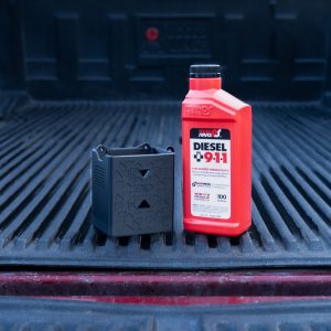 DieselDock V2 Diesel Additive Holder – Compatible with Power Service Diesel 911 32FL OZ – 3D Printed – Made in USA