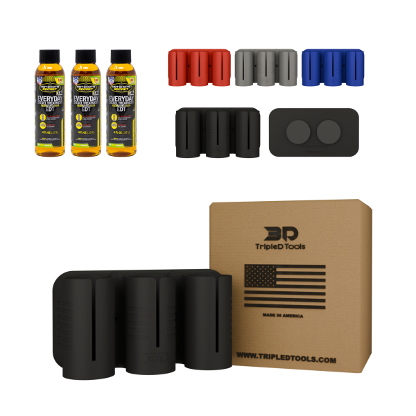 DieselDock V2 Bottle Holder for Hot Shot EDT 4 oz – Secure, Spill-Proof Mount with Magnets or Screw-In – Rugged 3D Printed Organizer – Made in USA