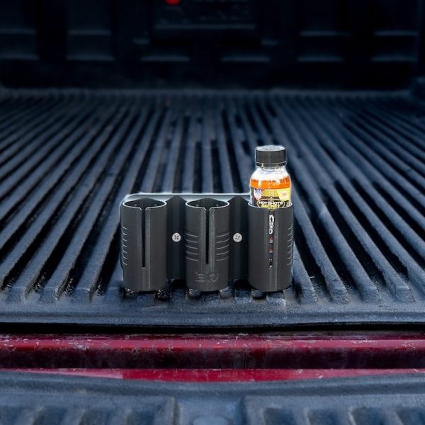 DieselDock V2 Bottle Holder for Hot Shot EDT 4 oz – Secure, Spill-Proof Mount with Magnets or Screw-In – Rugged 3D Printed Organizer – Made in USA