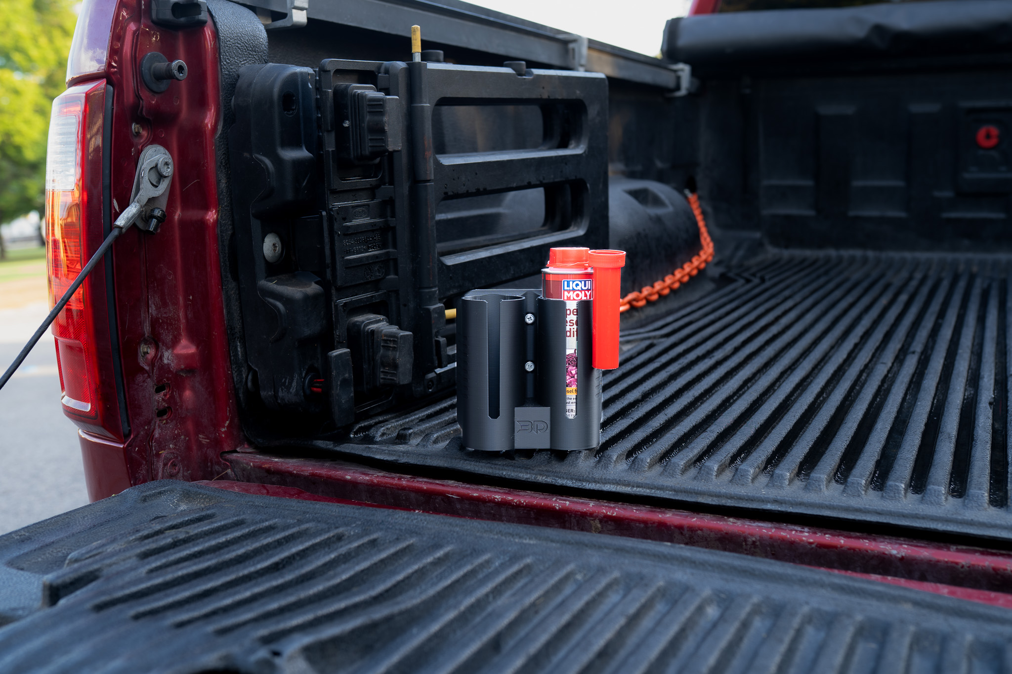 DieselDock V2 Diesel Additive Holder – Compatible with Liqui Moly Super Diesel Additive 10.1FL OZ – 3D Printed – Made in USA