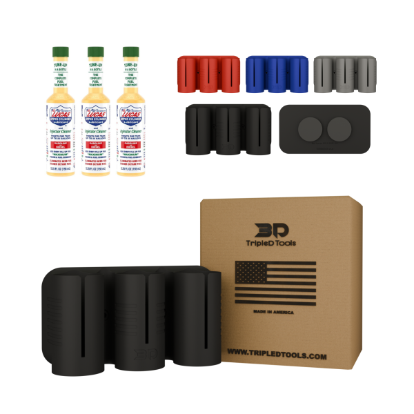 DieselDock V2 Diesel Additive Holder – Compatible with Lucas Injector Cleaner 5.25FL OZ – 3D Printed – Made in USA