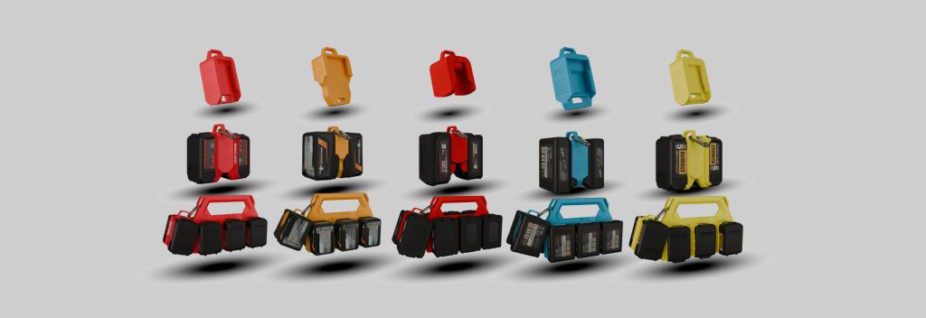 Mini Carrier: Compact Battery Holder for