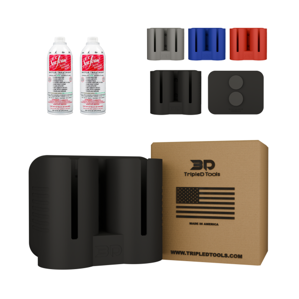 DieselDock V2 Additive Holder – Compatible with Sea Foam Motor Treatment 16 FL OZ – 3D Printed Diesel Bottle Mount – Made in USA