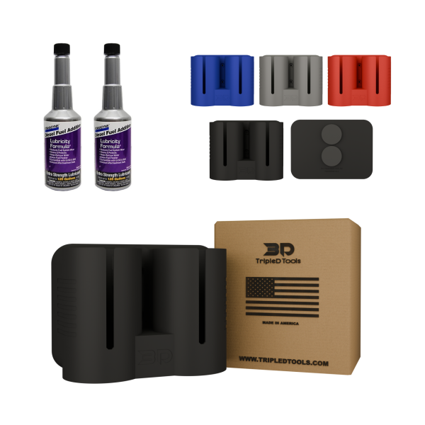 DieselDock V2 Diesel Additive Holder – Compatible with Stanadyne Diesel Fuel Additive 16 OZ – 3D Printed – Made in USA