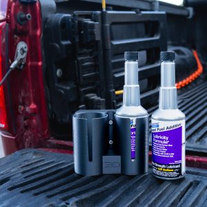 DieselDock V2 Diesel Additive Holder – Compatible with Stanadyne Diesel Fuel Additive 16 OZ – 3D Printed – Made in USA