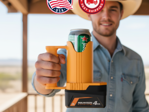TripleD Tools ToolFuel Can Sleeve Compatible with Ridgid Battery Hybrid Insulator and Drink Holder
