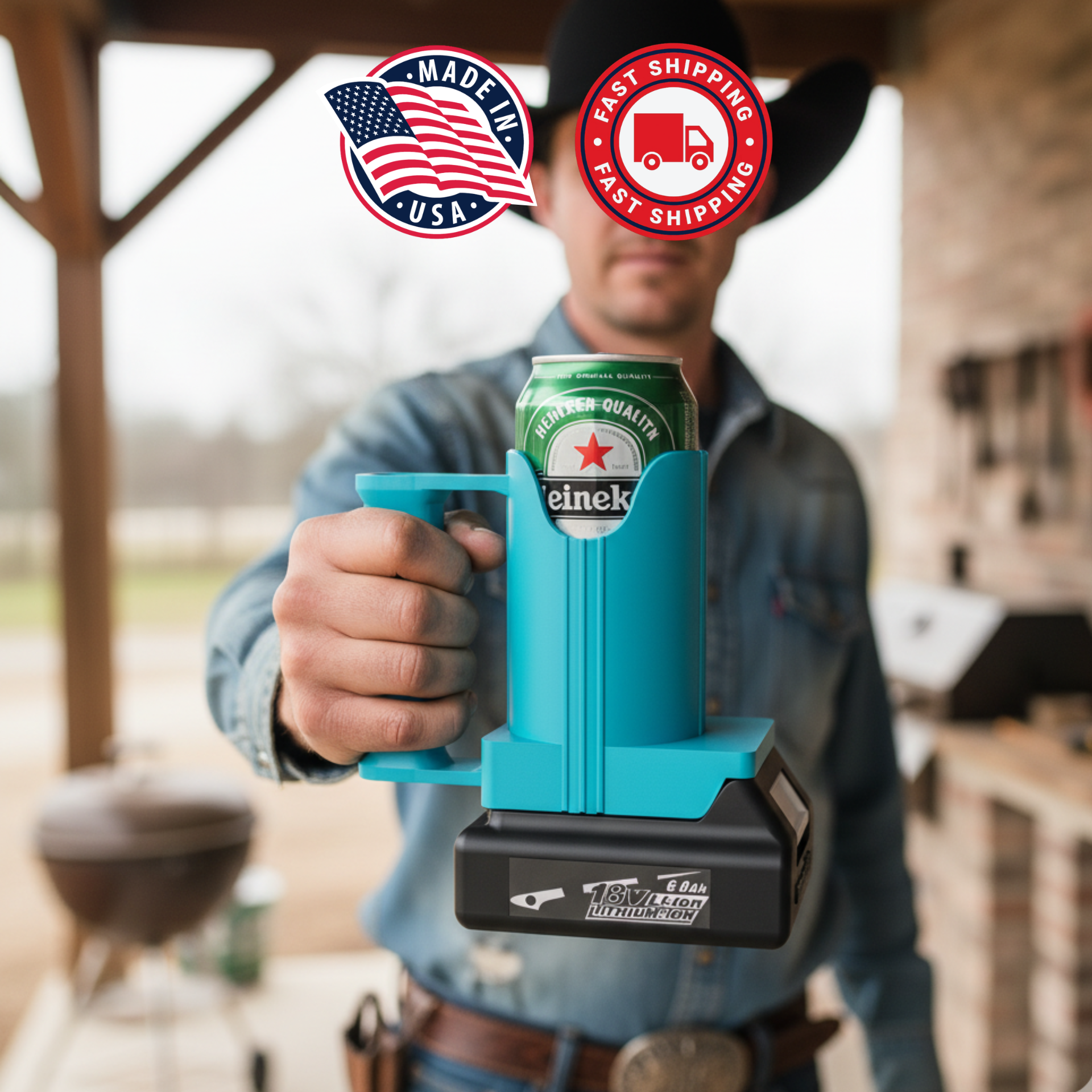 TripleD Tools ToolFuel Can Sleeve for Makita Battery Hybrid Insulator and Drink Holder