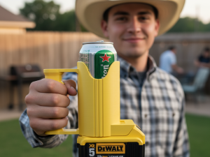TripleD Tools ToolFuel Can Sleeve - Hybrid Dewalt Battery and Can Holder